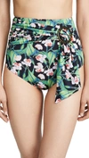 PATBO Floral Belted Bikini Bottoms