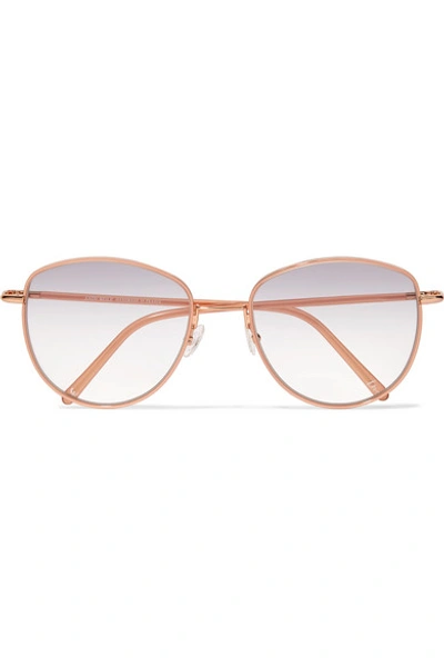 Andy Wolf D-frame Rose Gold-tone Optical Glasses In Metallic