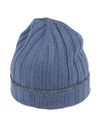 Brunello Cucinelli Hat In Slate Blue