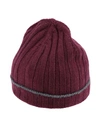 Brunello Cucinelli Hats In Maroon
