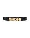 MOSCHINO MOSCHINO WOMAN BELT BLACK SIZE 6 SOFT LEATHER,46545755CQ 4