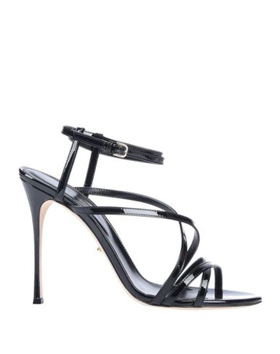 Sergio Rossi Sandals In Black