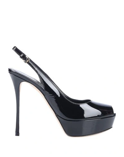Sergio Rossi Sandals In Black