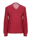 Gran Sasso Sweaters In Red