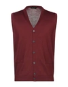 Roberto Collina Cardigan In Maroon