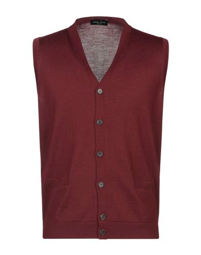 Roberto Collina Cardigan In Maroon