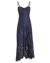 JONATHAN SIMKHAI Metallic Lace Twist Top Dress,060032753985