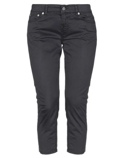 Dondup Cropped Pants & Culottes In Lead