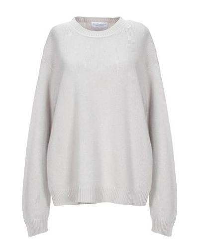 Alexandra Golovanoff Cashmere Blend In Light Grey