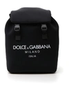 DOLCE & GABBANA DOLCE & GABBANA LOGO FOLDOVER BACKPACK