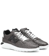 HOGAN INTERACTIVE³ METALLIC LEATHER trainers,P00407178