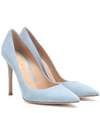 Gianvito Rossi Gianvito 105 Suede Pumps In Blue