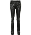 RICK OWENS MID-RISE SKINNY LEATHER PANTS,P00384362