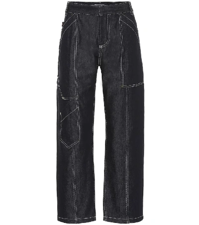 Chloé High-rise Cropped Jeans In Blue