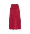 ZIMMERMANN SURAYA RAMIE AND COTTON SKIRT,P00398699