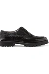CHURCH'S CARLA GLOSSED-LEATHER BROGUES