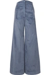 ANNA MASON BAY COTTON-CORDUROY WIDE-LEG PANTS