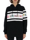 GIVENCHY GIVENCHY LOGO EMBROIDERED HOODIE