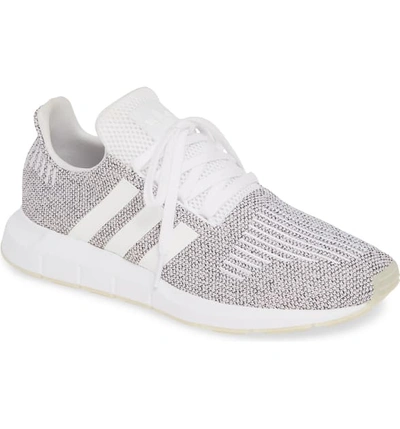 Adidas Originals Swift Run Sneaker In White/ White/ Core Black