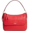 Kate Spade Jackson Street - Colette Leather Satchel - Red In Hot Chili