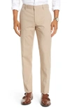 Bonobos Stretch Weekday Warrior Slim Fit Dress Pants In Khaki Beige/white