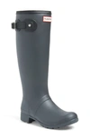 Hunter Tour Packable Waterproof Rain Boot In Luna/ Black