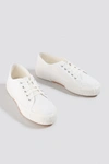 NA-KD BASIC CANVAS SNEAKERS - WHITE