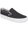 Vans Classic Slip-on Sneaker In Black/ True White/ White