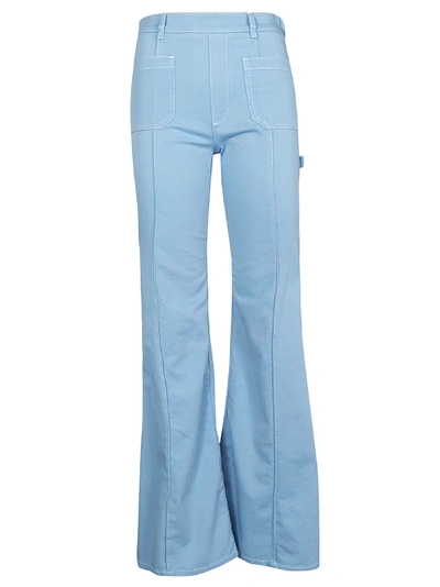 Chloé Blue Trousers In K Shade Blue