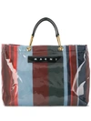 MARNI LARGE GLOSSY GRIP TOTE BAG