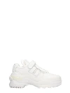 MAISON MARGIELA RETRO FIT SNEAKERS IN WHITE LEATHER,10987693