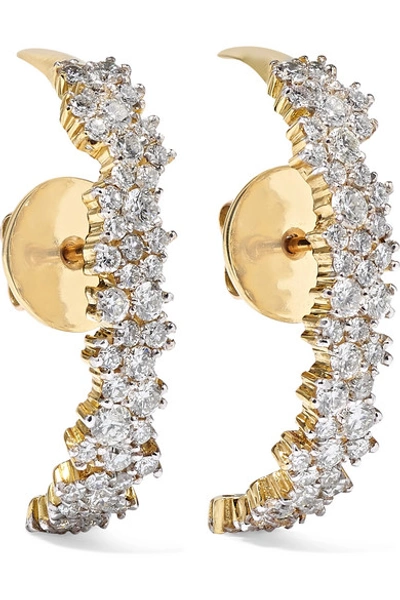 Ana Khouri Mirian 18-karat Gold Diamond Earrings