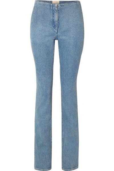 The Row Laban Mid-rise Straight-leg Jeans In Blue