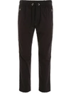 DOLCE & GABBANA JOGGERS WITH SIDE BANDS,10987930