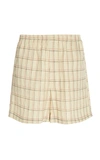 BODE SCHOOLHOUSE PLAID RUGBY SHORTS,763806