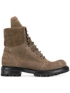 RICK OWENS lace-up hiking boots