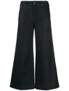 KARL LAGERFELD FLARED DENIM CULOTTES