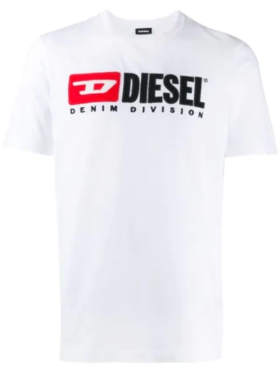 Diesel Essentials Man T-shirt White Size L Cotton