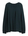 19.61 Milano Woman Top Deep Teal Size 10 Viscose, Wool, Elastane