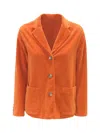 19.61 Orange Velvet Anita Blazer