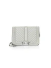 REBECCA MINKOFF Small Love Chevron Quilted Leather Crossbody Bag