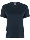 Thom Browne Navy Relaxed T-shirt In Blue