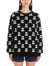 MOSCHINO MOSCHINO JACQUARD TEDDY BEAR SWEATER