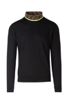 FENDI FENDI MONOGRAM TURTLENECK SWEATER