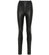 OFF-WHITE LEATHER LEGGINGS,P00406254