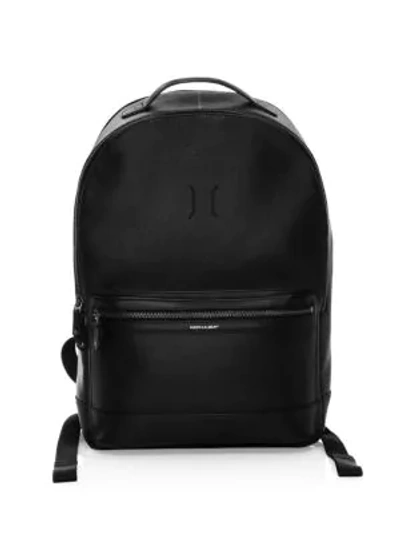 Hook + Albert Leather Fashion Backpack In Black