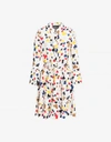 BOUTIQUE MOSCHINO Crepe satin dress with flowers