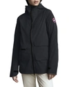 Canada Goose Pacifica Hooded Utility Jacket In Black