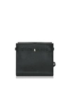 Valextra Medium B-tracollina Leather Shoulder Bag/clutch In Black