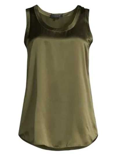 Lafayette 148 Reversible Perla Tank In Sycamore Green